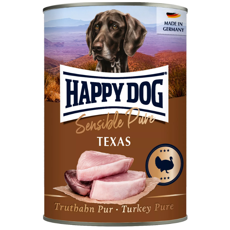 Lata Happy Dog Texas Puro...
