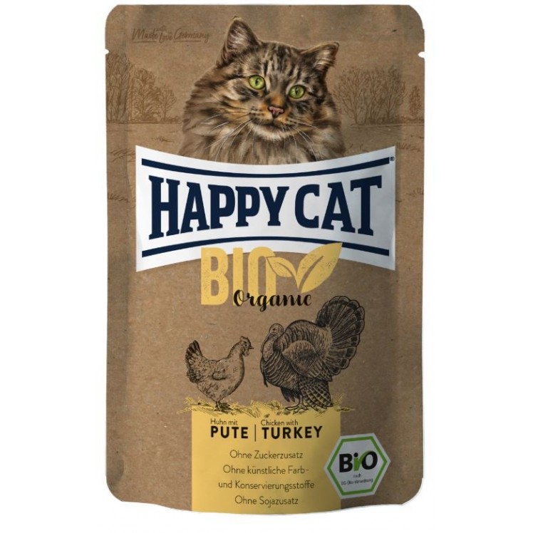 Happy Cat Pouch Bio Pute &...