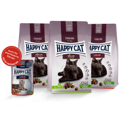Happy Cat Esterilizado - Alimento Natural para gatos esterilizados o castrados